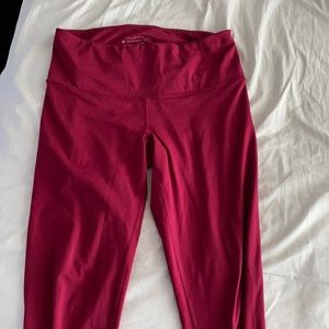 Maroon leggings very comfortable very soft
